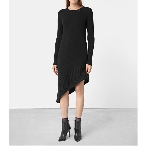 all saints wool dress